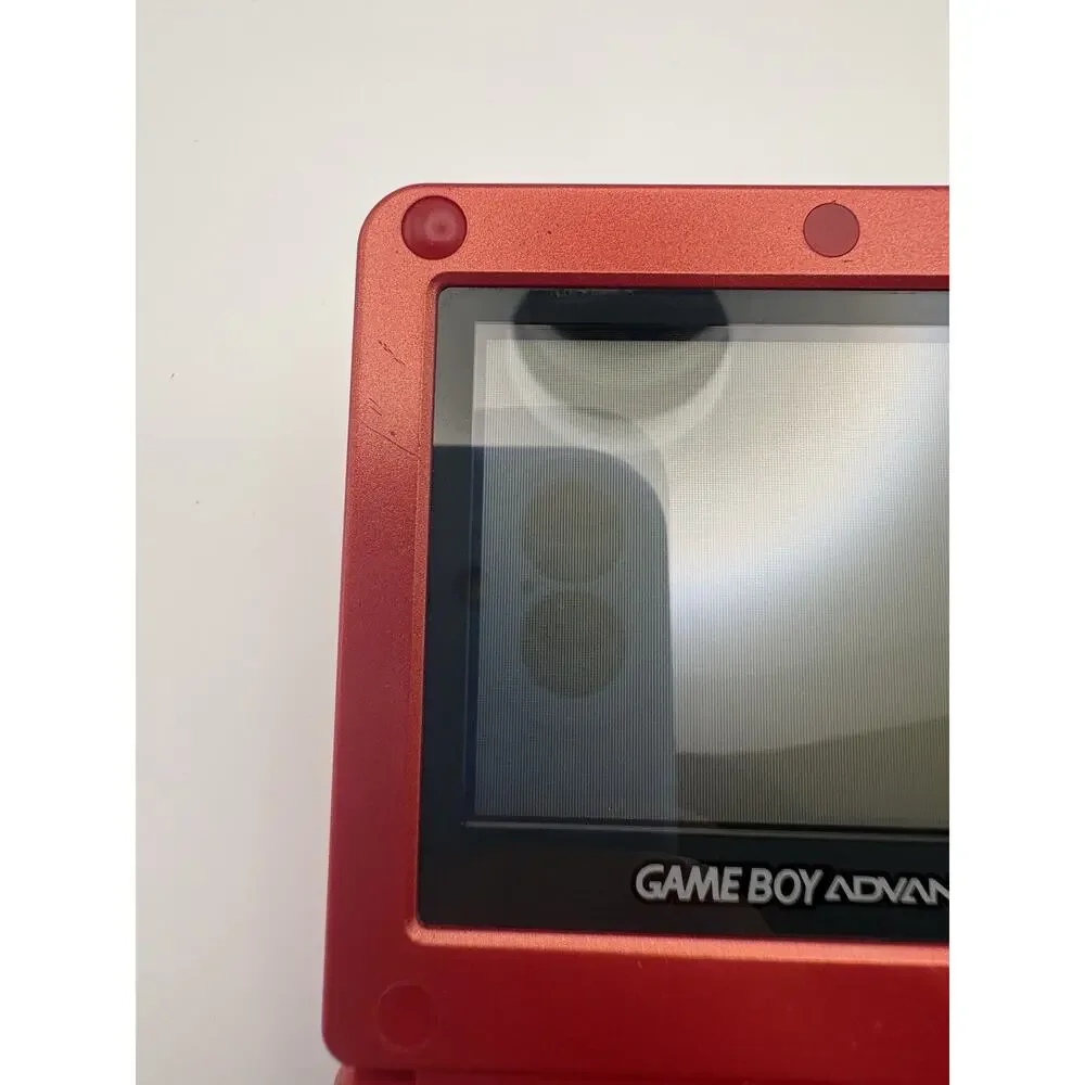 Nintendo Game Boy Advance SP Charger Included - Flame Red (Includes 4 Games!!)